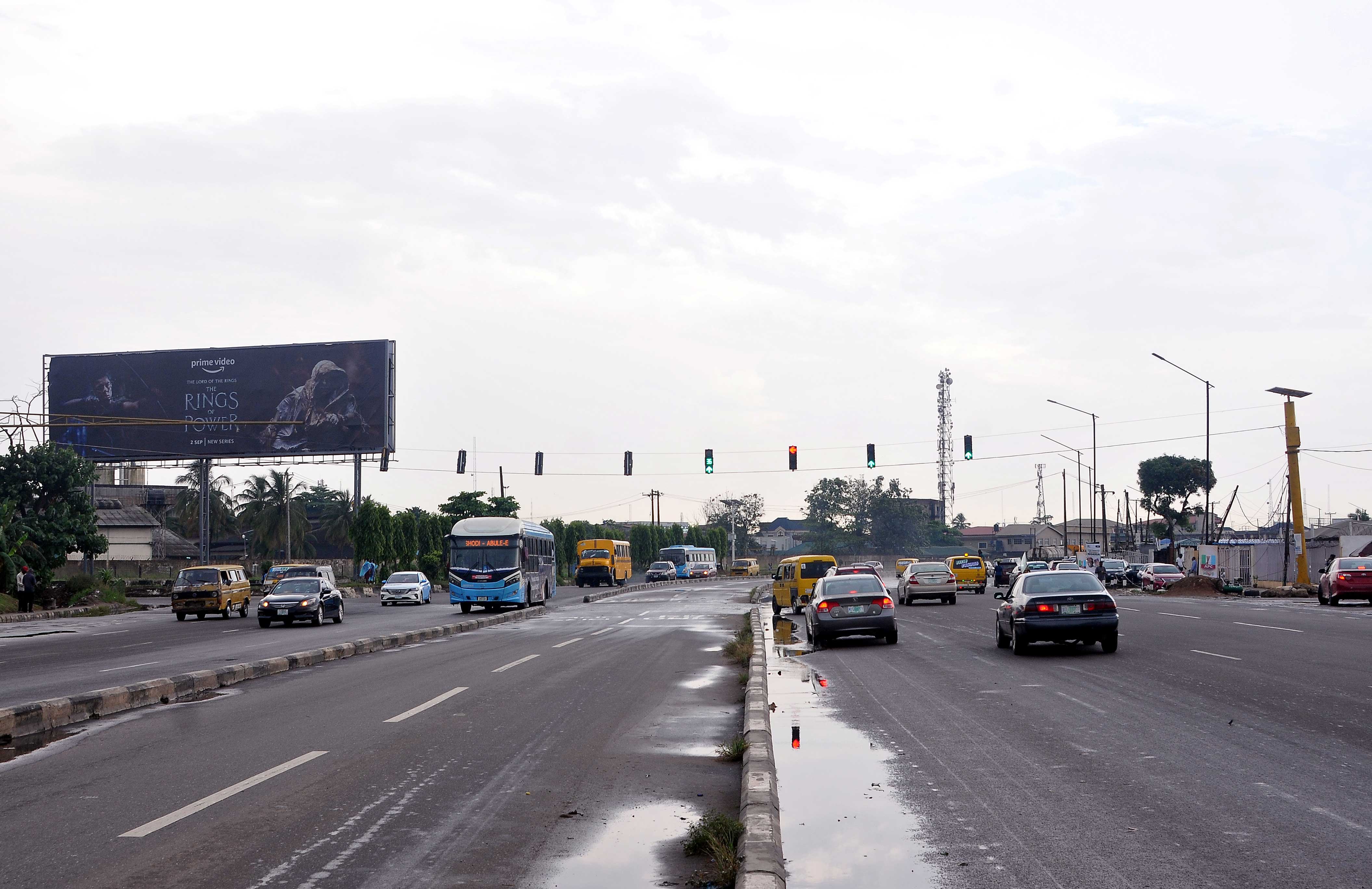 Prime Video board at IleZik Garden Along Lagos-Abeokuta Expressway